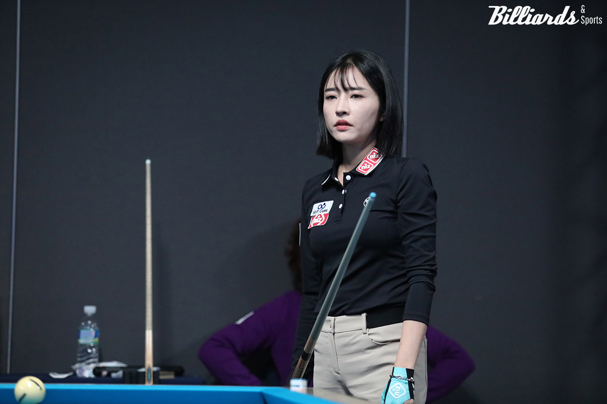 16강에서 송민지에게 2점 차로 아깝게 패한 한슬기.