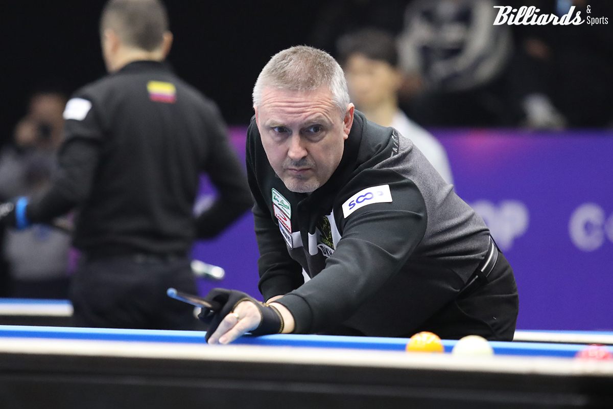 프레데리크 쿠드롱(벨기에)이 끝내기 6점타로 세르히오 히메네스(스페인)에게 승리하며 8강에 진출했다.