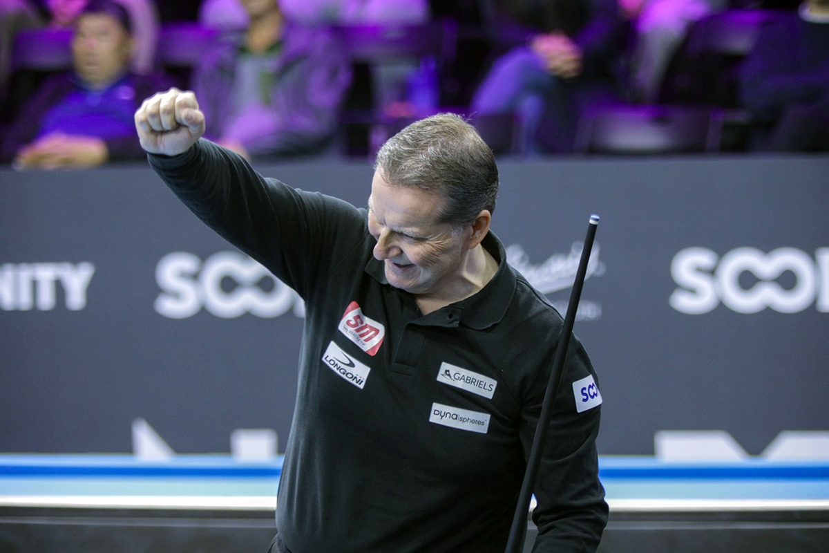 8강에서 승리한 에디 멕스(벨기에). 멕스는 쿠드롱에게 다시 한번 승리하며 세계랭킹 1위의 자존심을 지켰다.  SOOP 제공