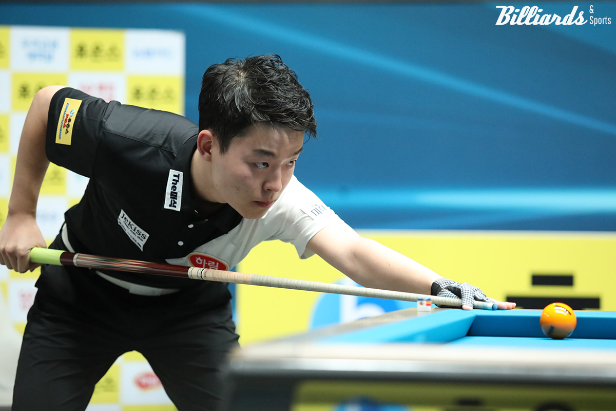 김영원은 32강에서 방정극에게 3-1로 승리했다.