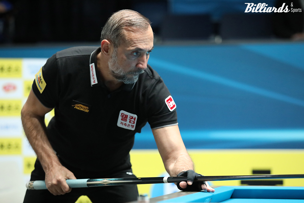 세미 사이그너(웰컴저축은행)는 이번 대회 첫날 128강전에서 문성원에게 0-3으로 져 탈락했다.