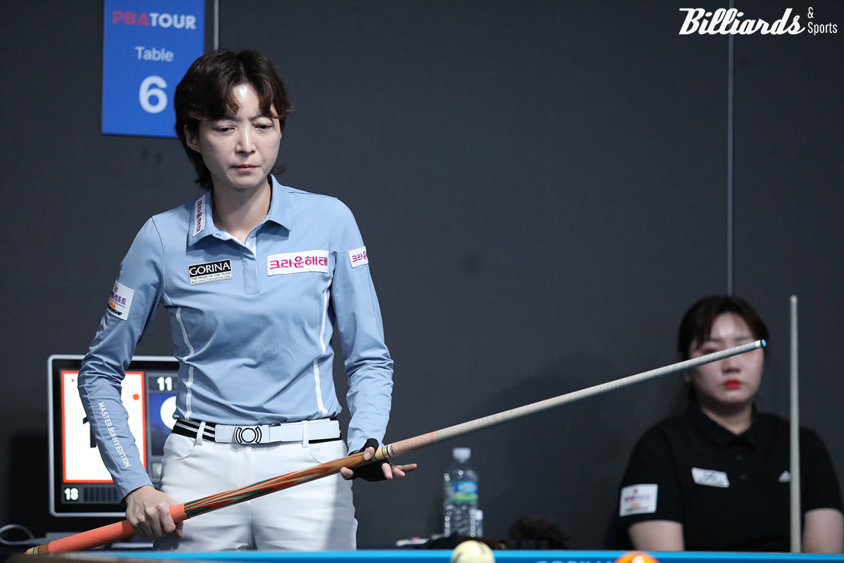 준결승에서 아깝게 패한 임정숙(크라운해태).