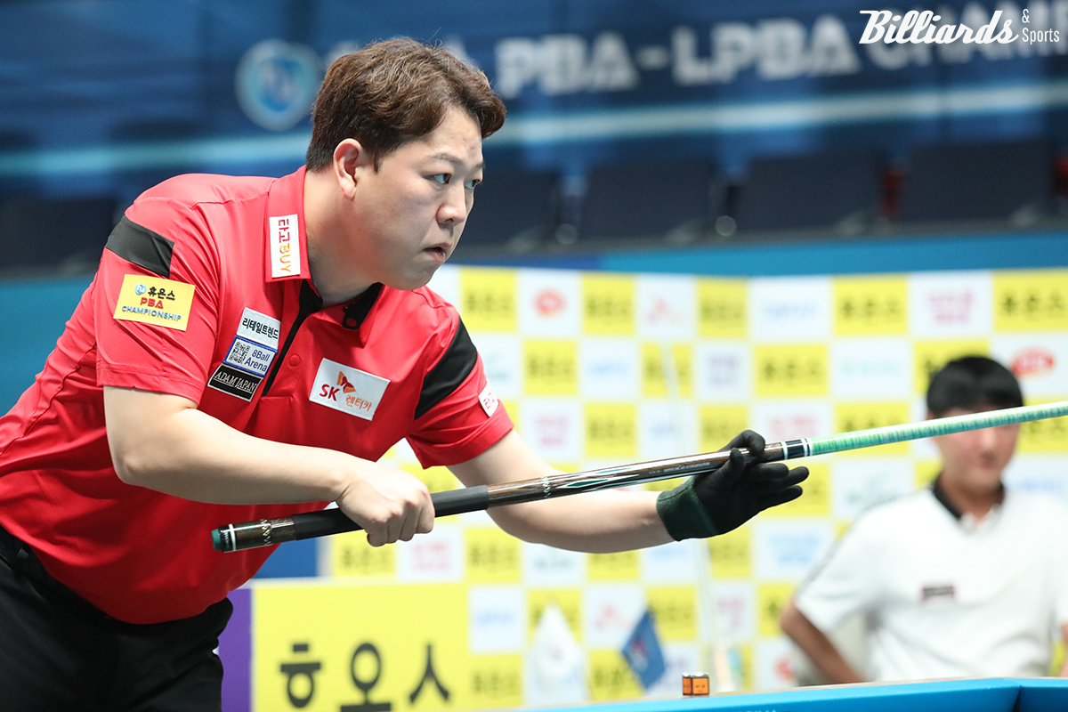 강동궁은 매치포인트를 남기고 역전을 허용하며 아쉽게 탈락했다.