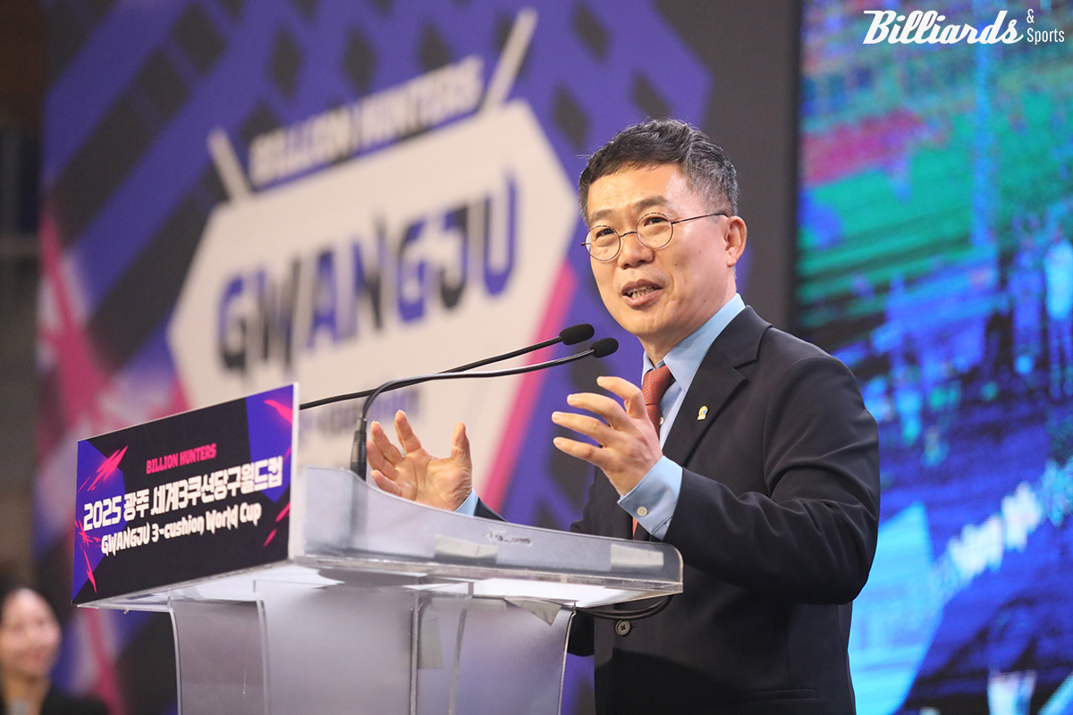 대한당구연맹 서수길 회장.  사진=이용휘 기자