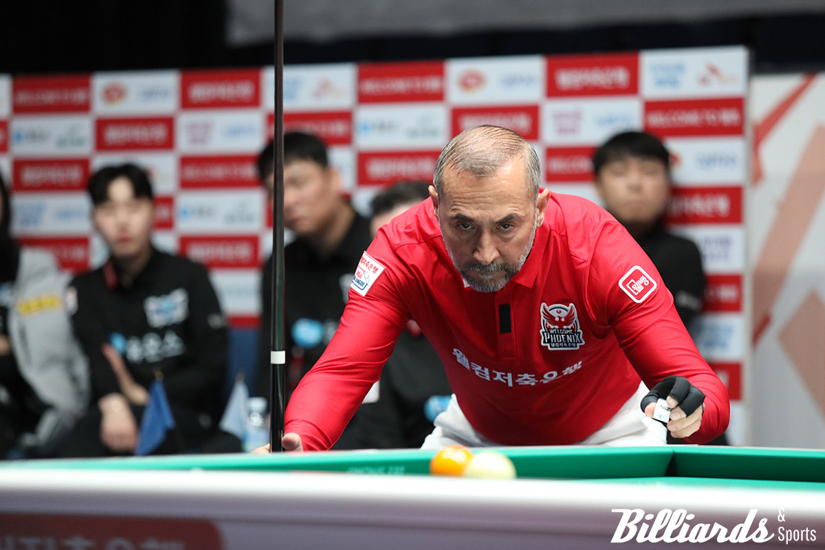 1세트 승리를 이끈 세미 사이그너(웰컴저축은행).