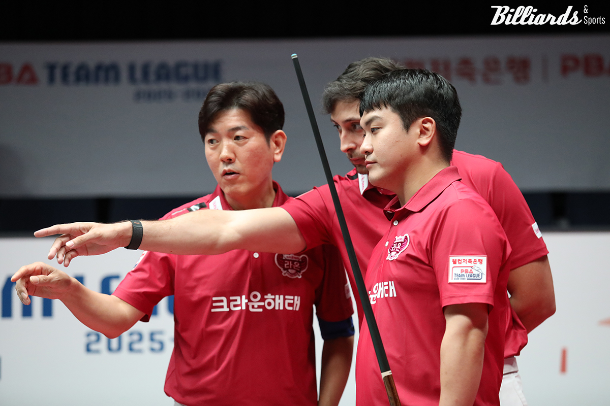 크라운해태 김재근, 다비드 마르티네스(스페인), 오태준.