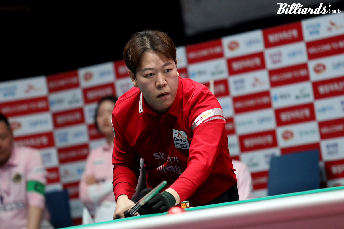 SK렌터카 리더 강동궁은 이날 3세트를 승리했다.