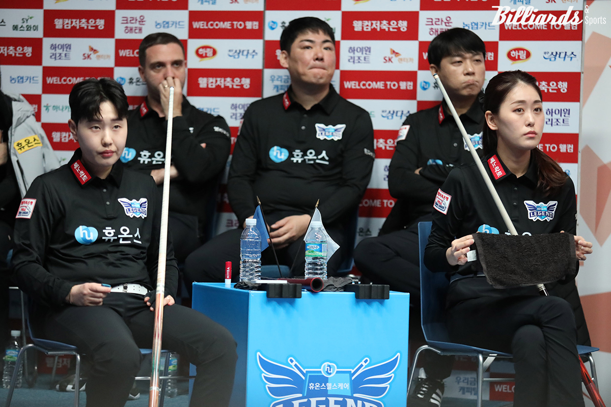 휴온스는 웰컴저축은행과 하나카드 등 강팀들을 차례로 꺾고 2연승을 거뒀다. 