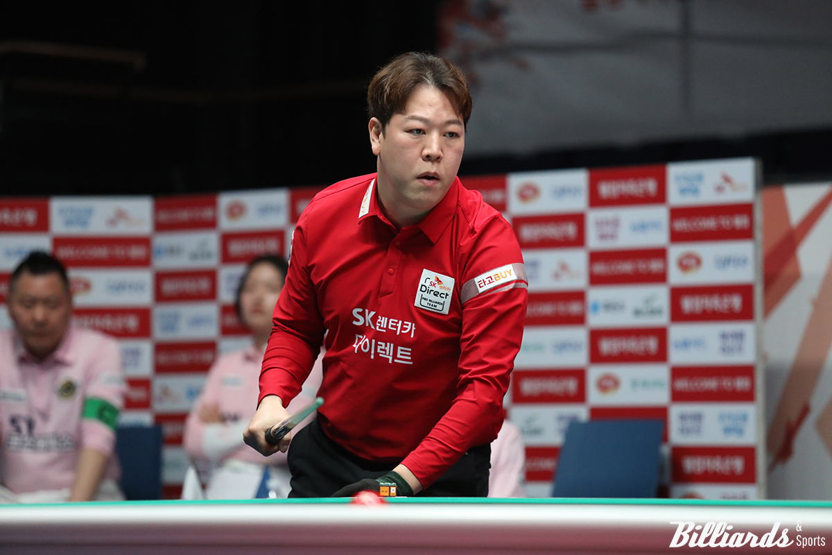 SK렌터카의 12연승이 하나카드에 3-4로 아깝게 패하며 좌절됐다. 하나카드는 6, 7세트를 모두 1점 차로 승리해 SK렌터카의 발목을 잡았다.  사진=고양/김민영, 이용휘 기자