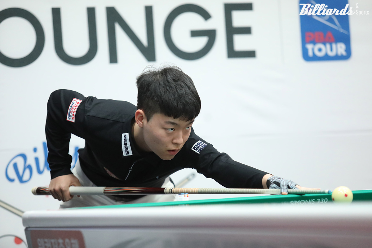 5세트에서 최성원(휴온스)을 꺾은 김영원(하림).