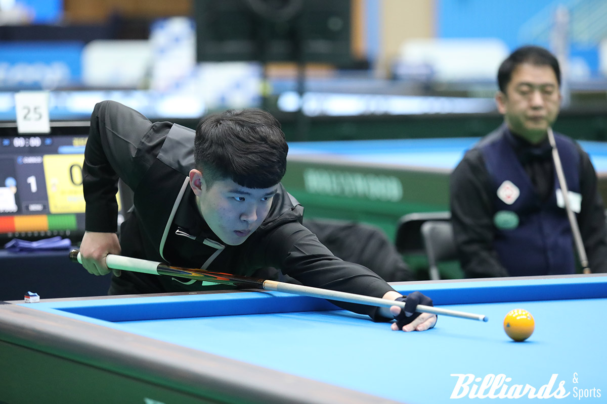 송현일과 한 팀으로 준결승에서 28:28로 따라붙으며 조명우-윤도영을 위협한 김도현.