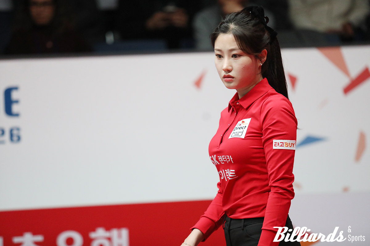 조예은(SK렌터카)은 2세트 여자 복식에서 단독 9득점을 올리며 세트를 차지했다.