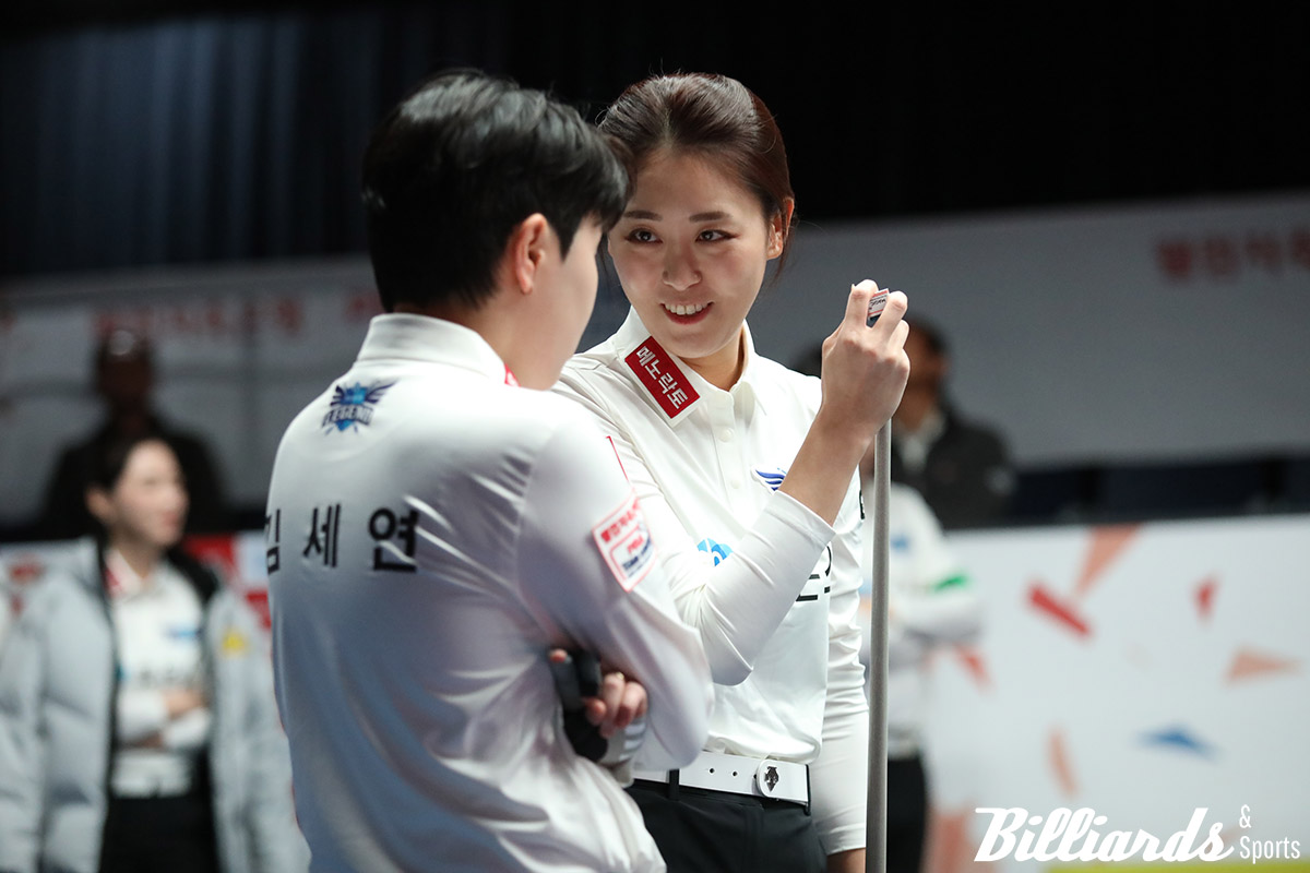 2세트에 호흡을 맞춘 김세연과 최지민.