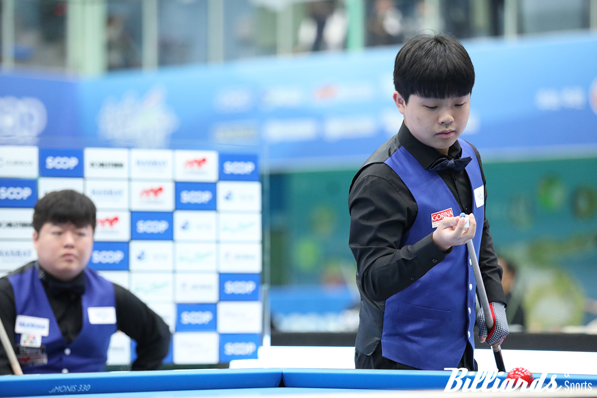 조명우와 4개월여 만에 8강전 리매치를 벌인 김현우가 또 한 번 조명우에게 패해 4강 진출에 실패했다. 사진=양구/이용휘 기자