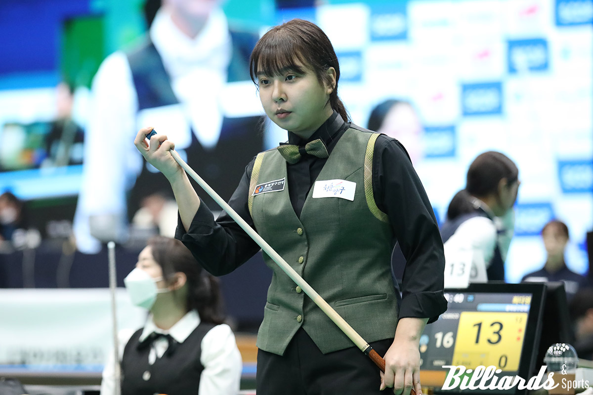 박수아를 꺾고 첫 결승 진출에 성공한 최다영