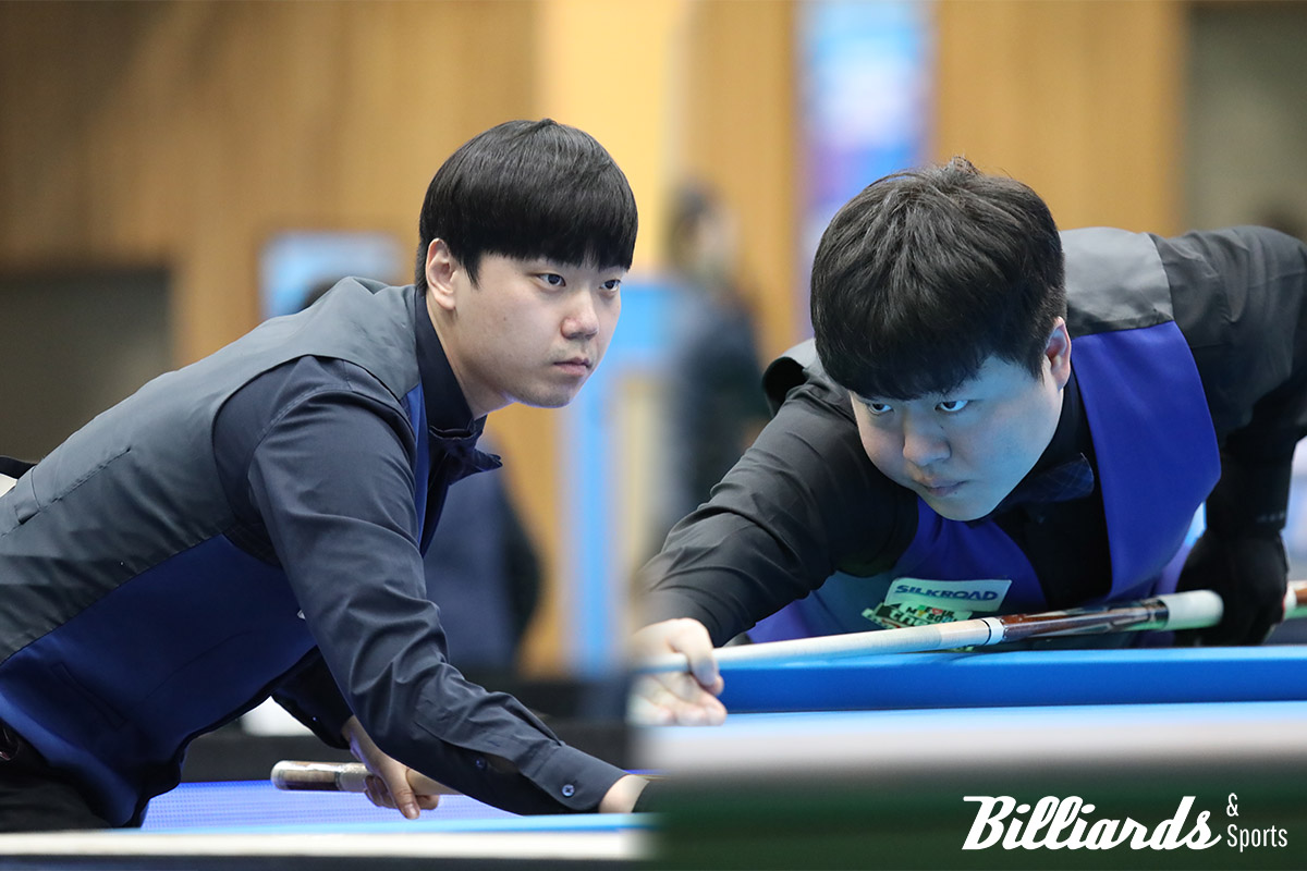 김행직과 조명우가 대한체육회장배 전국당구대회 결승에서 다시 맞붙는다. 사진=양구/이용휘 기자