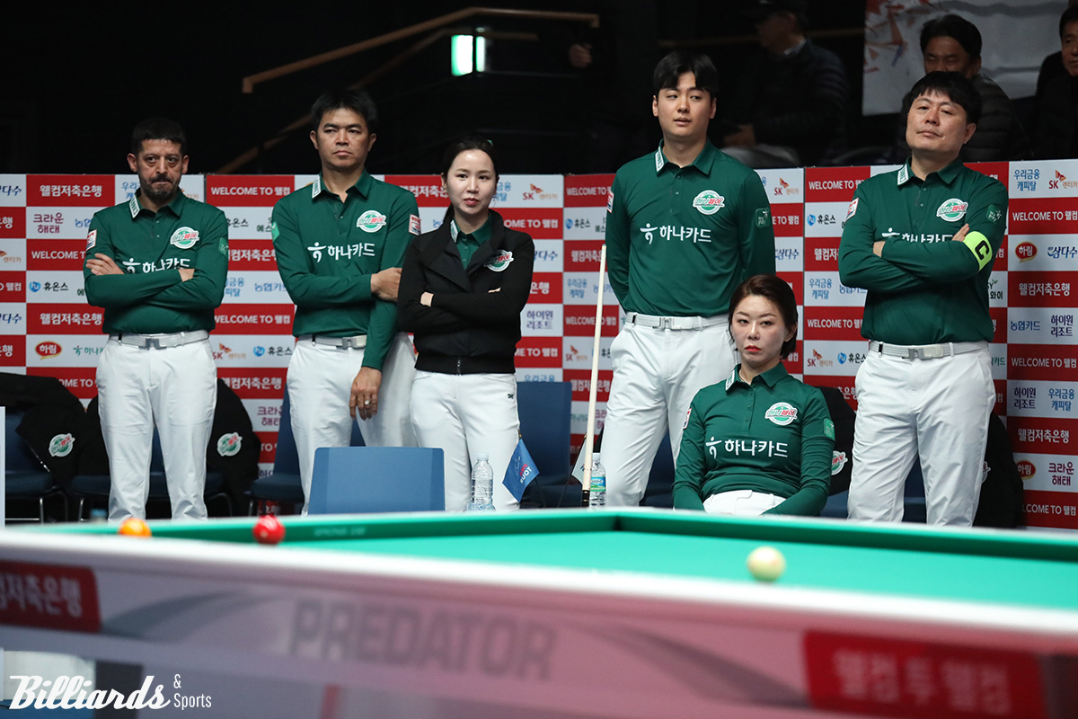 하나카드는 세트스코어 3-2에서 6세트를 패한 뒤 7세트까지 내주며 아쉽게 패배를 당했다.