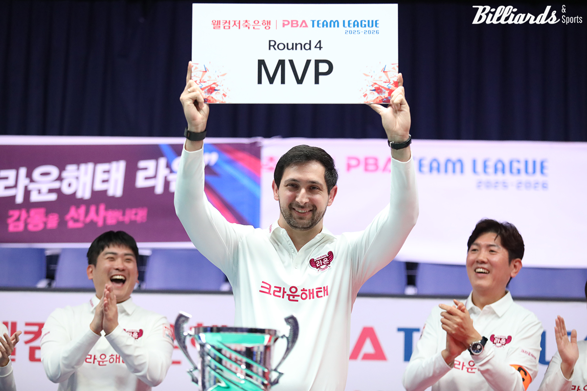 다비드 마르티네스(스페인)는 4라운드 MVP에 선정됐다.