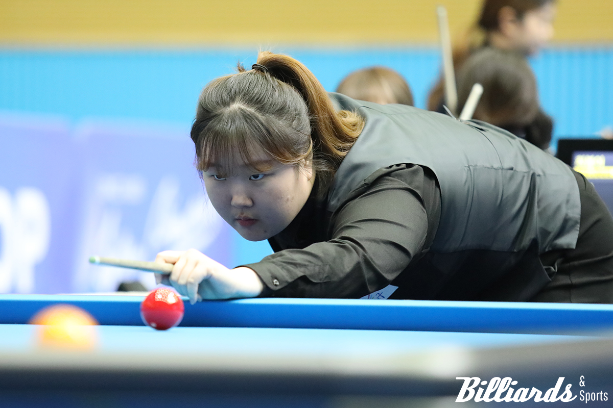 '요즘 대세' 박세정, '국내 1위' 김하은 꺾고 4개 대회 연속 우승 도전…정수인 첫 결승 진출 [국토정중앙배 당구대회]