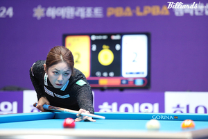 '설원 위 LPBA 여왕 쟁탈전' 시작부터 뜨겁다…'2연패 도전' <b>김가영</b>, 초...
