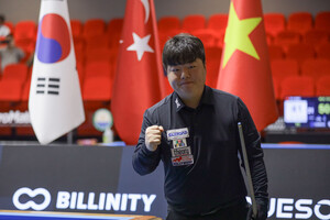 조명우, '<b>앙카라 3쿠션 월드컵</b>' 결승 진출…'亞 최초 당구월드컵 5승' 정...